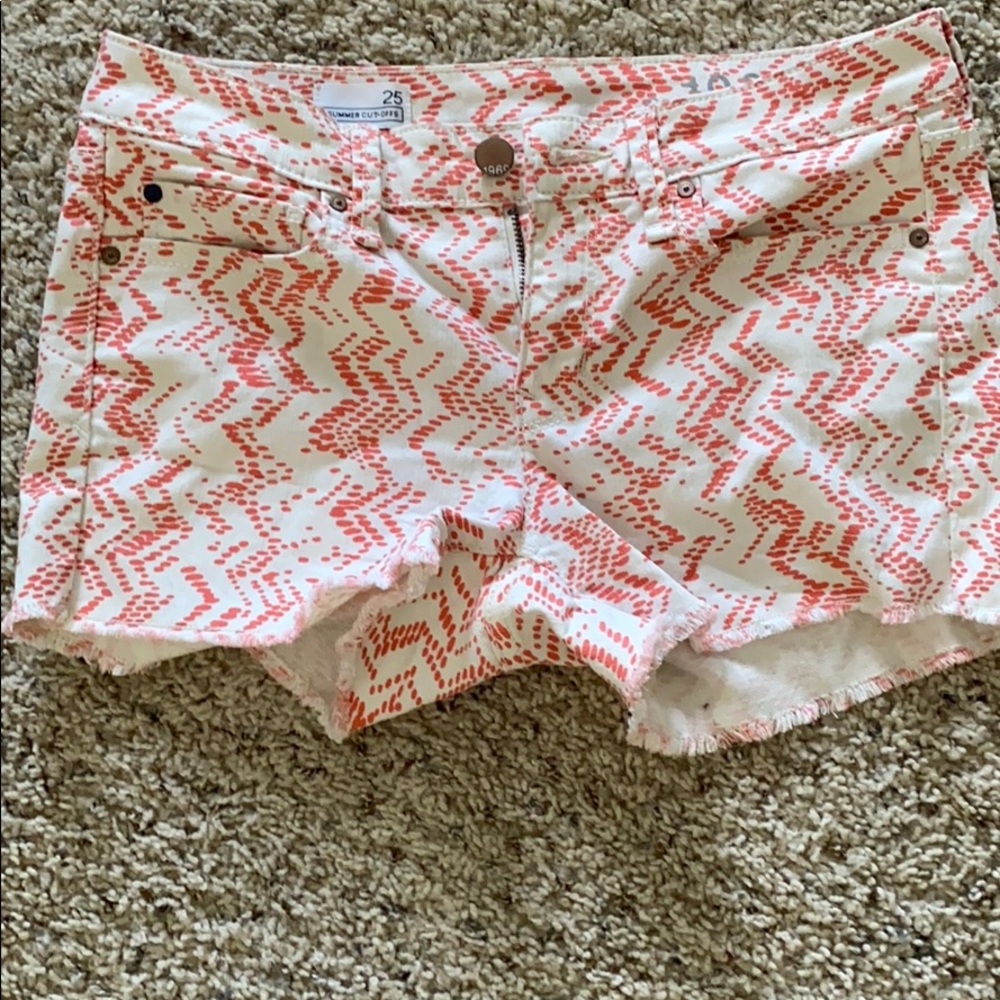 NWOT Ikat print cutoffs